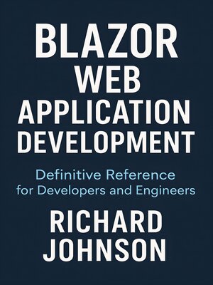 cover image of Blazor Web Application Development